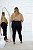 CALÇA LEGGING MODELADORA POLIAMIDA COM PEZINHO PLUS SIZE - Imagem 1