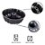 Forma de bolo antiaderente teflon forma de pudim 24cm preto - Imagem 2