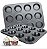 Forma Assadeira cupcake bolinhos 12 cavidades Forma de cupcake Forma de bolo antiaderente 35x26,5cm - Imagem 4