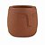 CACHEPOT MARROM CIMENTO - Imagem 1