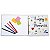 ALBUM SCRAP BOOK QUADRADO FERRAGEM 20 FOLHAS PAPEL BRANCO - 901 - Imagem 2