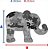 QUEBRA CABEÇA EM MDF ELEFANTE 26 PEÇAS TOY MIX - Imagem 5
