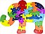 QUEBRA CABEÇA EM MDF ELEFANTE 26 PEÇAS TOY MIX - Imagem 2