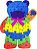 QUEBRA- CABEÇA EM MDF URSO COM 26 Peças - Toy Mix - Imagem 2