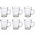 JOGO CANECA COM  6 PCS 70ML VIDRO - Imagem 1