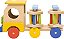 Caminhão Gira Gira De Madeira Brinquedo Pedagógico Lúdico - Imagem 4