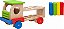 Caminhão Pinos Brinquedo Educativo Pedagógico de Madeira - Imagem 3