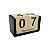 CALENDARIO 8X13X7CM MDF - Imagem 2