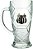 CANECA 630ML BOLA FUTEBOL SANTOS FC  OFICIAL - Imagem 1
