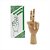 MAO FLEXIVEL 26CM MADEIRA MANEQUIM ARTICULADO - Imagem 3