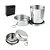 Copo Dobrável de Inox 250ml Golden Rio - Imagem 1