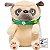 BICHO DE PELUCIA CACHORRO PUG 20CM - Imagem 1