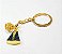 NOSSA SENHORA APARECIDA CHAVEIRO  DOURADO METAL - Imagem 2