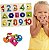 BRINQUEDO EDUCATIVO ENCAIXE DIVERTIDO COM PINOS NUMEROS MDF - Imagem 1