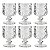 JOGO DE COPO 6PCS 60ML VIDRO - Imagem 2