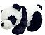 URSO PANDA 25CM PELUCIA - Imagem 2