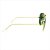 Óculos de Sol Ray-Ban Aviator 3025 LL 0205 Metal Dourado com Lentes Verdes G-15 - Tamanho 58 - Imagem 4