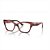 Óculos Armação Vogue Feminino Havana Vermelho 54mm - Imagem 7