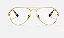 Armação Óculos De Grau Ray-ban Aviator Metal II Rb6489 2500 - Imagem 1