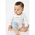 JOELHEIRA COTOVELEIRA TECIDO PARA BEBE 1 PAR AZUL - Imagem 4