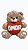 URSO 24CM AMOR PELUCIA - Imagem 1