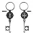 CHAVEIRO CHAVE SAO BENTO 10CM METAL - Imagem 1