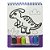 LIVRO E DIVERSAO DINOSSAUROS FLOCOS DE MASSINHA - Imagem 7