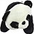 Panda De Pelúcia Bichinho Pandinha  24 Cm - Imagem 4