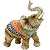 Elefante Decorativo 12x13cm em Resina Youbai - Imagem 2