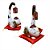 Gato Da Sorte Fortuna Maneki Neko Decorativo Porcelana Luxo - Imagem 1