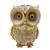 Coruja Decorativa 9x6,5cm em Resina - Imagem 1