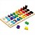 Tabuleiro Sensorial Montessori Brinquedo Encaixe Madeira - Imagem 1