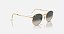 Oculos de Sol Ray Ban 3447 001 71 53 145 3N Dourado Original - Imagem 5
