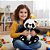 URSO PANDA DE PELUCIA 28CM - Imagem 1