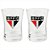 Jogo De Copos Shot São Paulo FC 2 Peças 50ml em Vidro  Oficial - Imagem 1