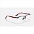 Armação Ray Ban Ferrari  RB8416M F041 54-18 vermelho e preto - Imagem 7