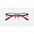 Armação Ray Ban Ferrari  RB8416M F041 54-18 vermelho e preto - Imagem 6