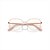 Armação Vogue VO4344L 5207 53 16 140 cor Rosa e nude - Imagem 2