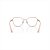 Armação Vogue VO4344L 5207 53 16 140 cor Rosa e nude - Imagem 5