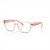Armação Oculos Vogue VO5681 3155 54 17 140 Rosa transparente - Imagem 7
