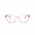 Armação Oculos Vogue VO5681 3155 54 17 140 Rosa transparente - Imagem 6