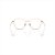 Armação Oculos Vogue VO4178 5209 52 18 135 dourado branco - Imagem 4