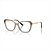 Armação Oculos Vogue VO5522 3156 54 16 140  Bege e dourado - Imagem 7