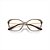 Armação Oculos Vogue VO5522 3156 54 16 140  Bege e dourado - Imagem 4