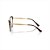 Armação Oculos Vogue VO5522 3156 54 16 140  Bege e dourado - Imagem 6