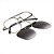 Armação de óculos Bulget c/clip solar BG2106M 02A 55 16 140  Grafite - Imagem 5