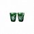 Copo Shot de Vidro Palmeiras 55 ml com 2 Peças Oficial - Imagem 1