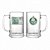 Caneca de Vidro para Cerveja Palmeiras 420 ml Placa Metal - Imagem 1