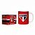 Caneca de Cerâmica Reta 300ml São Paulo FC  Tricolor Oficial - Imagem 4