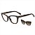 Armação Óculos Grau Clipon Love Moschino Mol071cs Havana 53 - Imagem 6